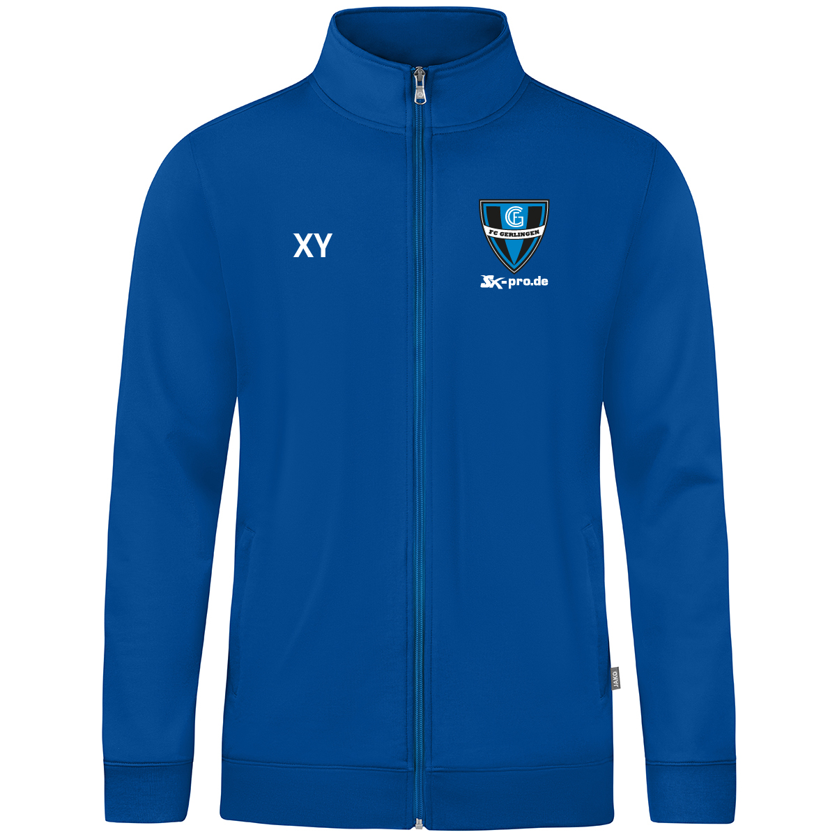 JAKO Sweatjacke Doubletex inkl.Wappen und Vereinsname (Initialen optional)