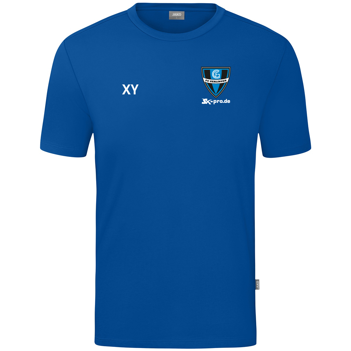 JAKO T-Shirt Organic  inkl.Wappen und Vereinsname (Initialen optional)